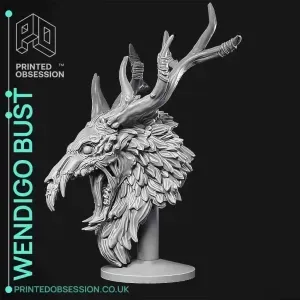 Wendigo Bust - Halloween - Creality Cloud Exclusive