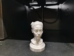 Detailed Female Portrait Bust