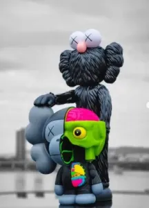 Kaws BFF x Bape Milo Fan Art Toy