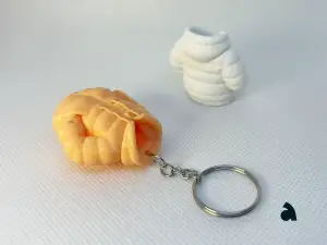 Puffer Jacket Keychain