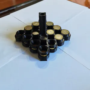 Commemorative euro coin organiser