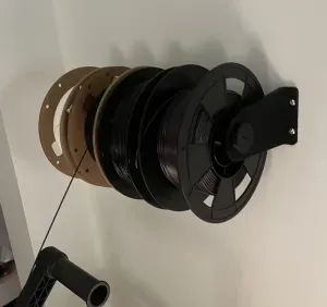 Adjustable Wall-Mounted 3D Printer Filament Holder
