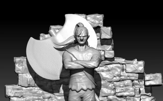 BUGGY fanart - IMPEL DOWN - ONE PIECE - 3D PRINT — Image 4 of 9