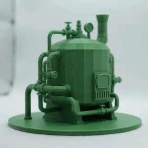 Low Poly Steam Boiler