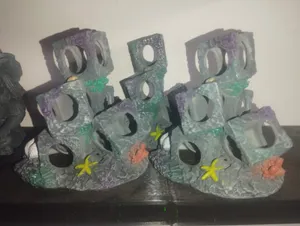 Decoración de Acuario Cubo Cueva