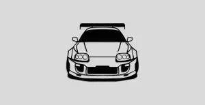 Toyota Supra MK4 tuned front