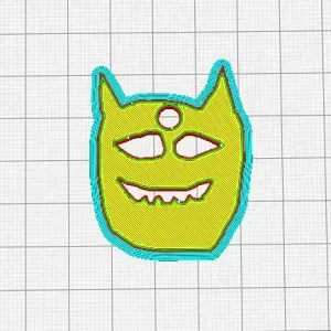 hand drawn face 2