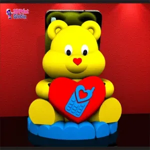 Care Bear Heart - Phone Holder