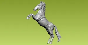 Jumping horse model - 3D print