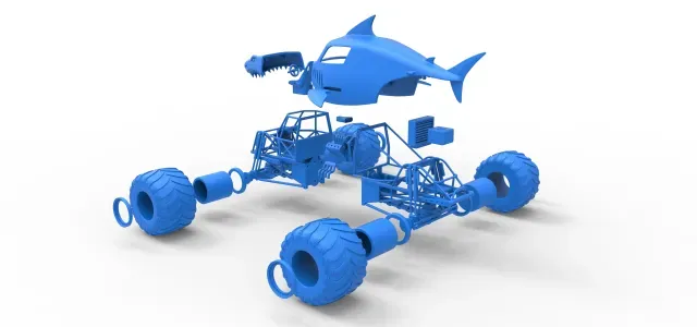 Shark Monster Truck Scale 1:25 — Фото 9 из 9