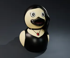 Cute Goth Rubber Duck
