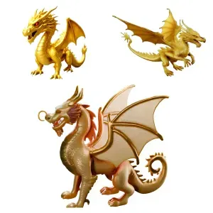 Golden Guardian Dragon