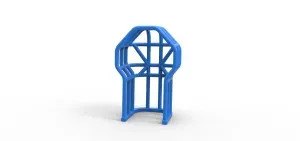 Roll Cage of Pulling Tractor Version 3 Scale 1:25