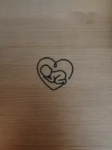 Wall Art Baby Heart