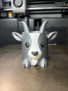 Cute Goat Pencil Holder-Fun Desk Organizer