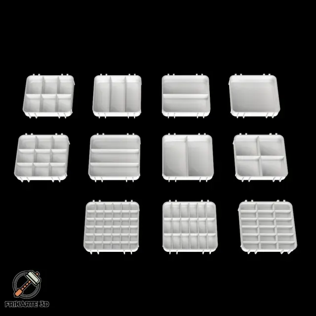 Pack of Tool Box Bases with Compartments — Фото 2 из 9