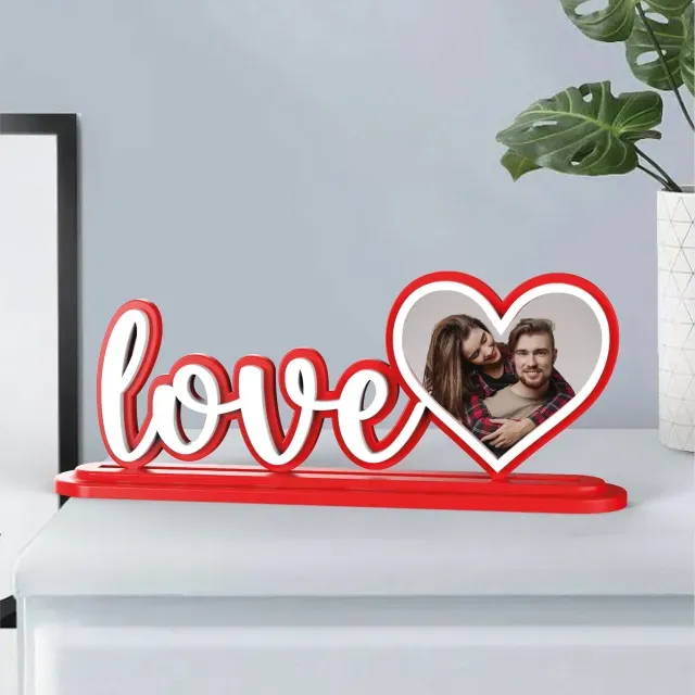 Love Photo Frame, Valentine’s Day Gifts, Heart-Shaped Photo — Image 5 of 9