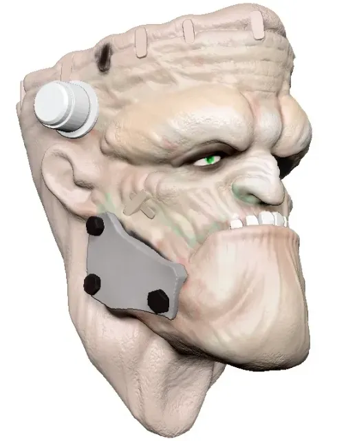 Frankenstein Head Fridge Magnet — Image 5 of 9
