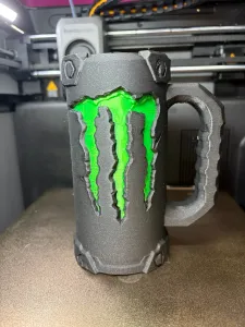 Monster Energy Holder-Can Sleeve with Handle