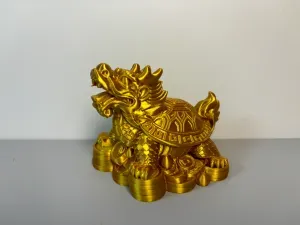 Wealth-Bringing Longevity Dragon Tortoise for the Year of the Horse