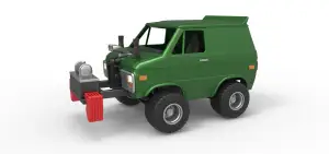 Fun short Pulling van 4wd Scale 1:25