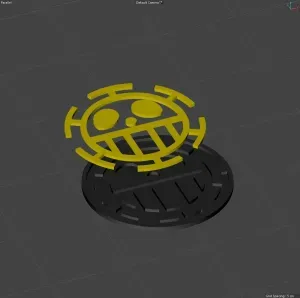 One Piece trafalgar cup coaster