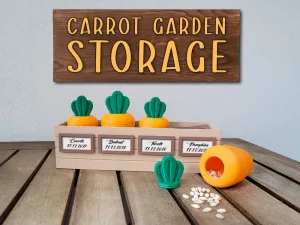 Storage for seed carrots