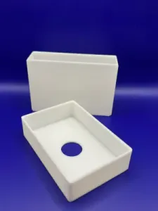 Playing card box for a single deck.