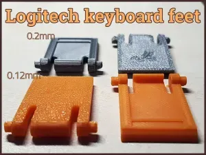 Logitech keyboard feet