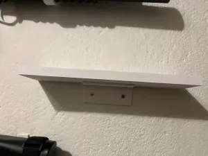 Shelf 300x80x15 with brackets for mounting