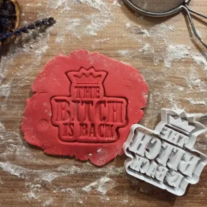 The Bitch is Back Divorced Cookie Cutter, Funny Divorce Figure