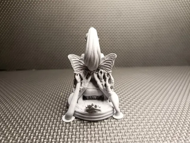 Mystic Pixie – Graceful Kneeling Fairy Statue — Фото 5 из 6