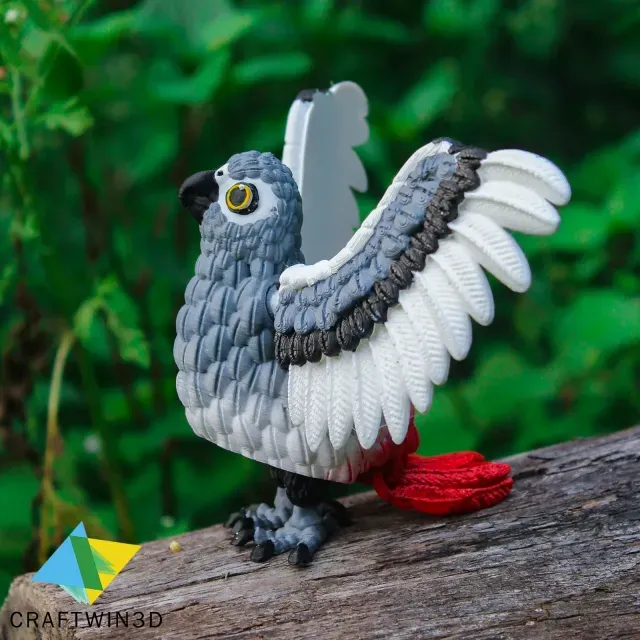 Print in place Flexy African grey — Фото 3 из 9