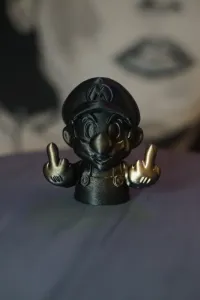 mario middle finger