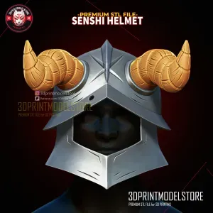 Senshi Helmet - Dungeon Meshi Delicious -Premium STL Cosplay