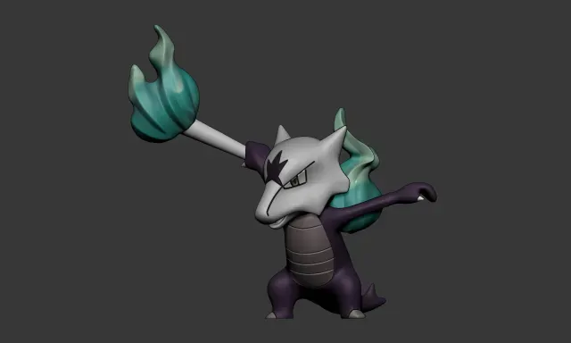 Pokemon - Alolan Marowak with 2 poses — Фото 5 из 9