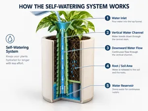 Self-Watering Pot