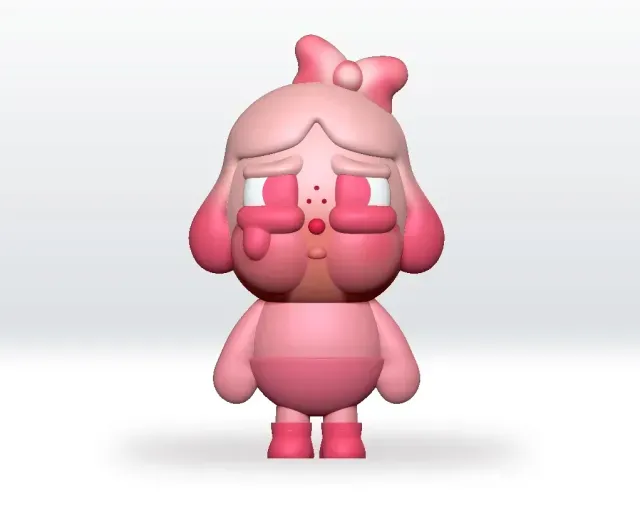 Heartless girl STL file Crybaby Crying Again Series STL,3mf — Фото 2 из 8