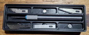 Gridfinity Scalpel and Blade Bin