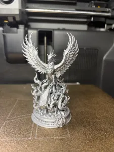Phoenix Reborn – Majestic Firebird Sculpture