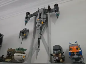 LEGO 75325 N1 Star Fighter wall mount/stand