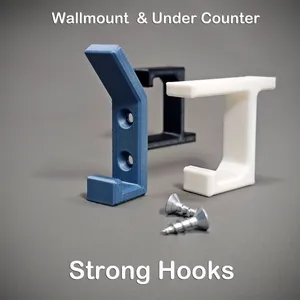Strong Hooks - Wall / Under Counter