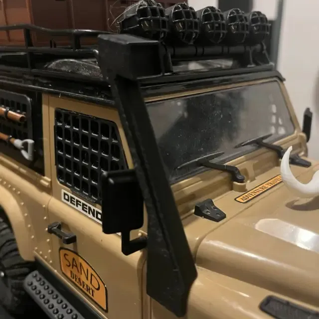 Air intake above the hood for RC car RMT T98