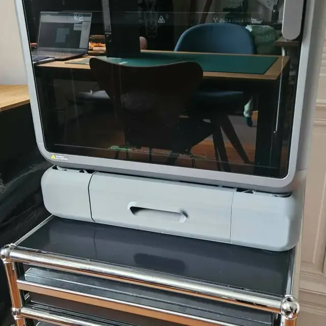 Creality K2 Base with tool drawer and waste chute drawer !!!