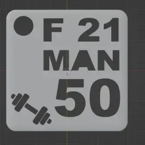 Номерки муж 1-50 ф 21