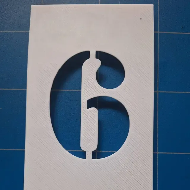 Stencil numbers 0-9