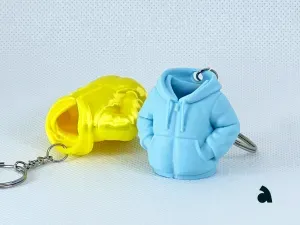 Puffer Jacket Keychain