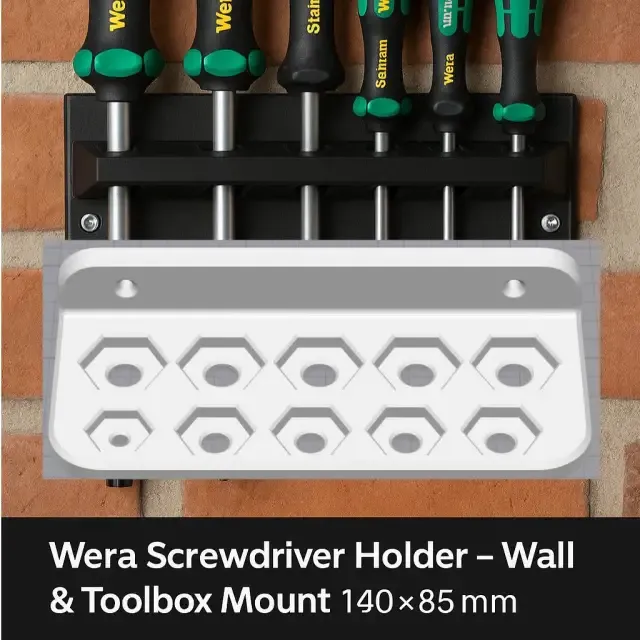 Wera Screwdriver Holder 3D Print Tool Holder Garage/ Toolbox