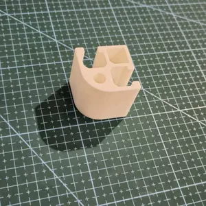 Curved aluminum profile 32x32 mm