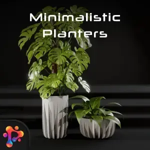 Minimalistic Planters by Polymeria